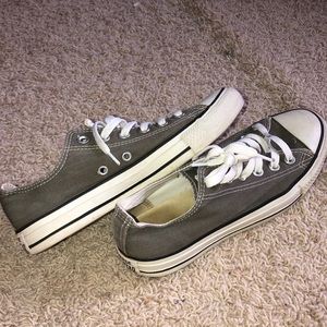 Dark grey converse